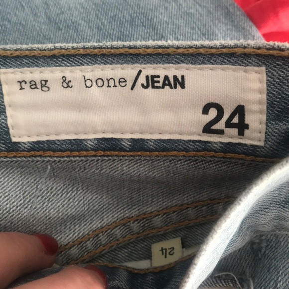 NWT Rag & Bone Marilyn Frayed hem Union Pool Jeans - Picture 8 of 8